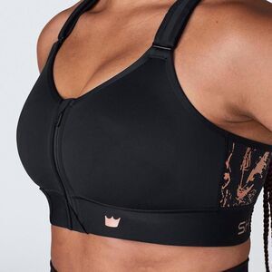 Shefit Flex Black Sports Bra for Medium Impact activities golf barre Sz Luxe XL